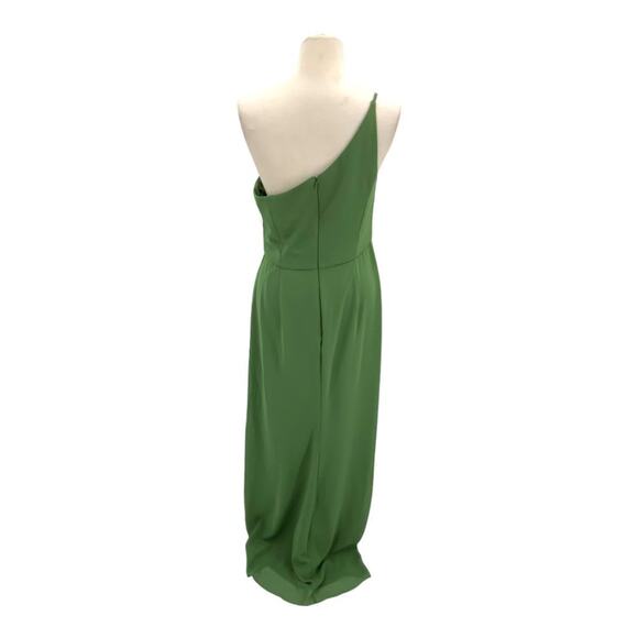 After Six Vineyard Green One-Shoulder Trumpet Gown Size 10 NWOT $187 MSRP - Picture 10 of 10